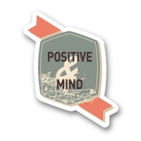 positive sticker 차량용 데칼 스티커