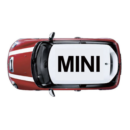 미니쿠퍼 썬루프 데칼 MINI roof