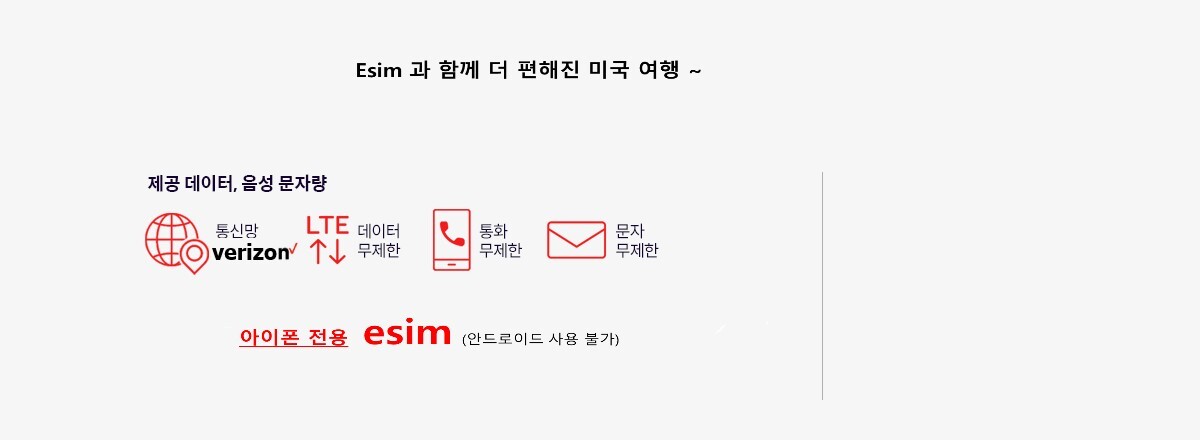 ESIM 과 함께 더 편해진 미국 여행