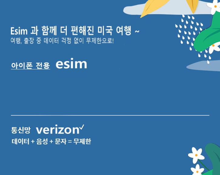 ESIM 과 함께 더 편해진 미국 여행