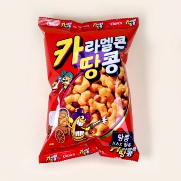Crown Haitai Caramel Corn and Peanuts 72gx16