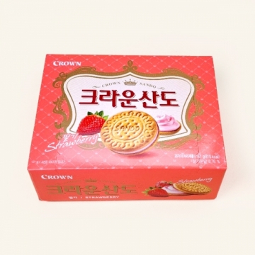 Crown Haitai Crown Sando Strawberry 161g×12