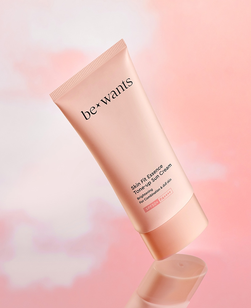 비원츠 스킨핏 에센스 톤업 선크림 50ml
