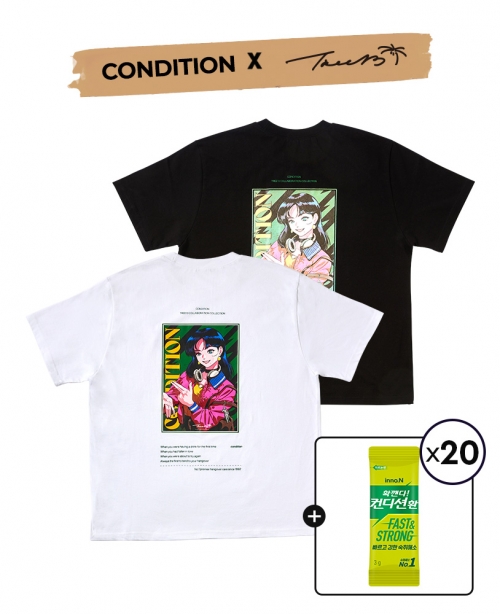 [컨디션X나무] 콜라보 티셔츠 + 컨디션환 20포