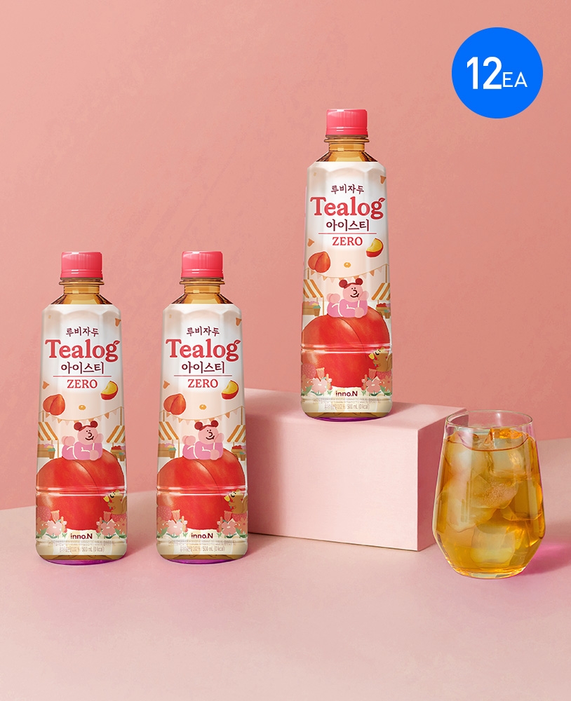 [티로그] 루비자두 아이스티 녹차 500ml (12EA)