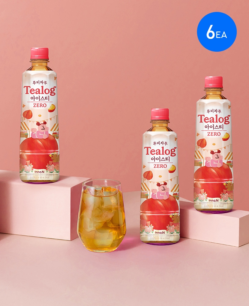 티로그 루비자두 아이스티 녹차 500ml (6EA)