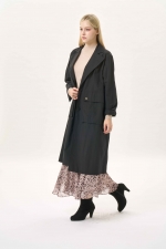 싱글 오버사이즈 포켓 코트(I9W2CT02)