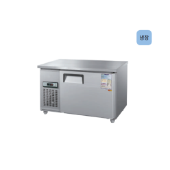 [보급형]우성 일반 냉테이블 1200(4자,냉장) WSM-120RT 직냉식 (메탈,올스텐,아날로그,디지털)