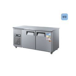 [보급형]우성 일반 냉테이블 1500(5자,냉장) WSM-150RT 직냉식 (메탈,올스텐,아날로그,디지털)