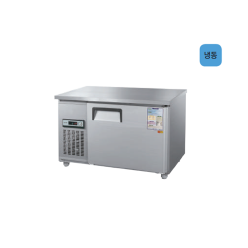 [보급형]우성 일반 냉테이블 1200(4자,냉동) WSM-120FT 직냉식 (메탈,올스텐,아날로그,디지털)