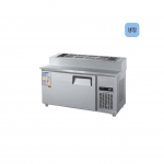 [보급형]우성 일반 토핑 테이블 냉장고 1200(4자,냉장) WS-120RBT[15] 직냉식 (메탈,올스텐,아날로그,디지털)