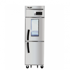 라셀르 25박스 냉장고 간냉식 고급형, 냉장2칸(1-Glass Door) (LS-525R-1G)