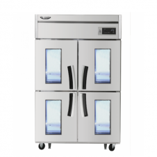 라셀르 45박스 냉장고 간냉식 고급형, 냉장4칸(4-Glass Door) (LS-1045R-4G)