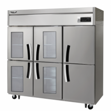 라셀르 65박스 냉장고 직냉식 고급형, 냉장4칸(Glass Door)/냉동2칸 (LD-1765RF-4G)