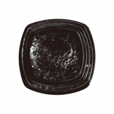 멜라민 하이젬 사각접시 (블랙) (8"~12") (D3008HG~D3012HG)