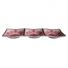 KO 고딕 로즈 인 레드 3절접시