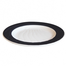 KO 파인즈라인(블랙) 사파무늬뷔페접시9.5