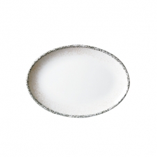 KO 화이트마블 타원접시