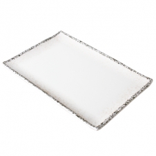 KO 화이트마블 굽사각접시