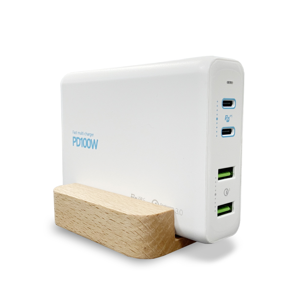 고속멀티충전기 PD100W 전용 원목 거치대