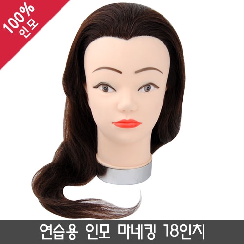 연습용 인모 마네킹