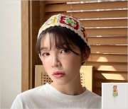 (HB) 50022-CM 컬러풀패턴뜨개니트헤어밴드