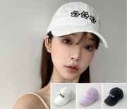 (Y) 0626-MH 코튼플라워자수볼캡