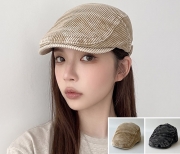 (H) 52426-CM 벨벳코듀로이헌팅캡