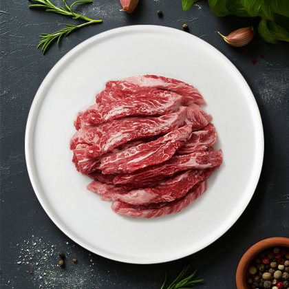 [상위1% 고급육 투뿔no_9] 한우 암소 1++(9)등급 제비추리 200g