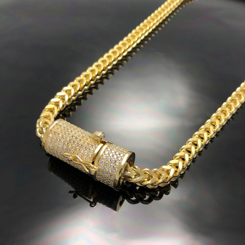 6mm Franco Chain with Iced clasp