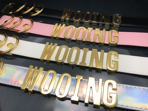 WOOING Letter Choker