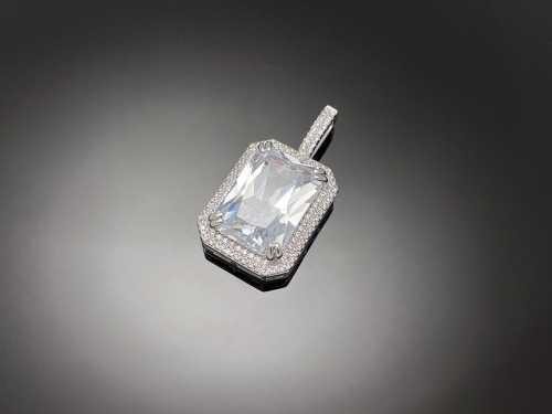 Emerald Cut Pendant