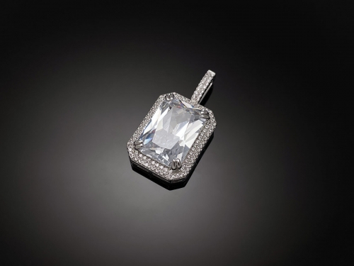 Emerald Cut Pendant