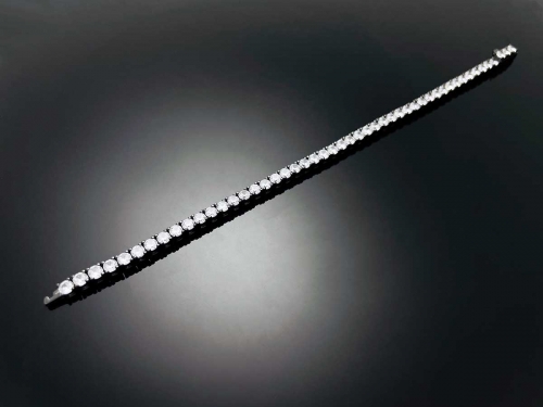 Sterling Silver Tennis Chain 4prong 3mm with New Clasp