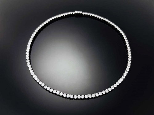 Sterling Silver Tennis Chain 4prong 3mm with New Clasp