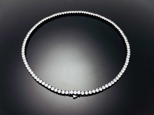 Sterling Silver Tennis Chain 4prong 3mm with New Clasp