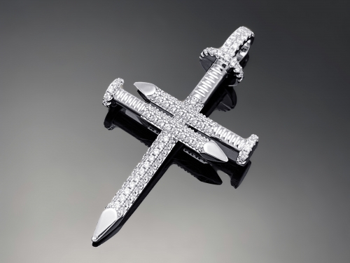 Nail Cross Pendant