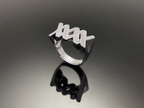 Iced WOOING Logo Ring