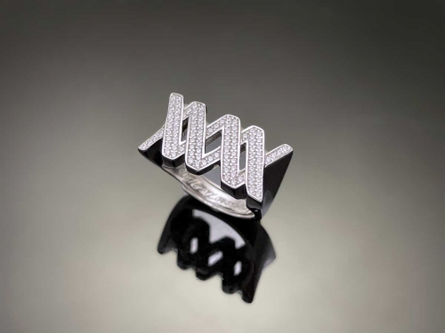 Iced WOOING Logo Ring