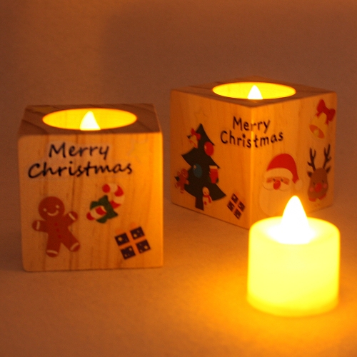 크리스마스 원목 무드등 만들기