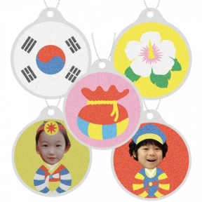 데코샌드디로 가방고리만들기-우리나라