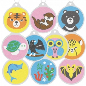 데코샌드디로 가방고리만들기-멸종위기동물