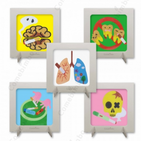 데코샌드디로 금연액자만들기(5인세트)