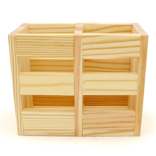 목공놀이-2칸연필꽂이