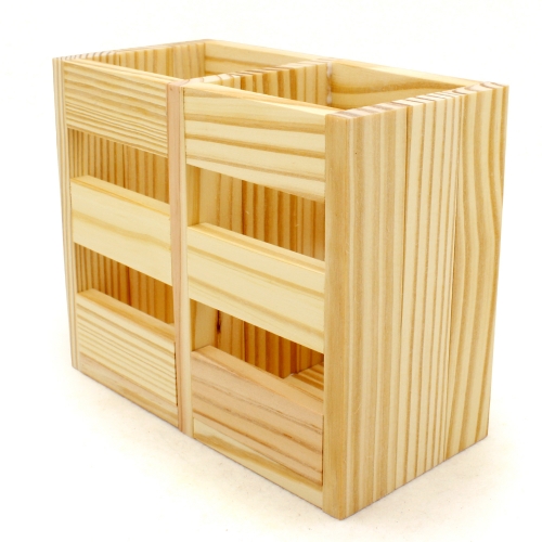 목공놀이-2칸연필꽂이