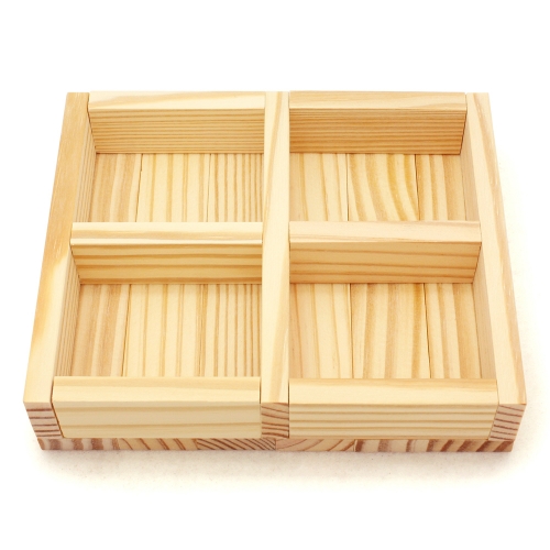 목공놀이-4칸액세서리함