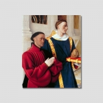 no.104 장 푸케 │ 성 스테파노와 함께 있는 에티엔 슈발리에의 초상