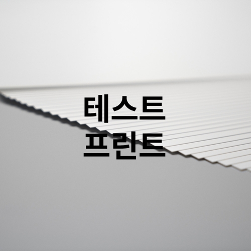 테스트프린트