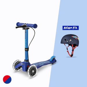 미니 핸드 디럭스 LED+아시안핏 헬멧 세트