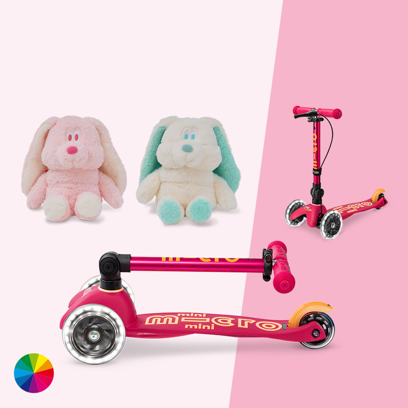 미니 폴더블 디럭스 LED+토곰 스쿠터 인형 세트